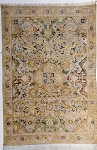 Alfombra de Kashan o Isfahan de Persian School